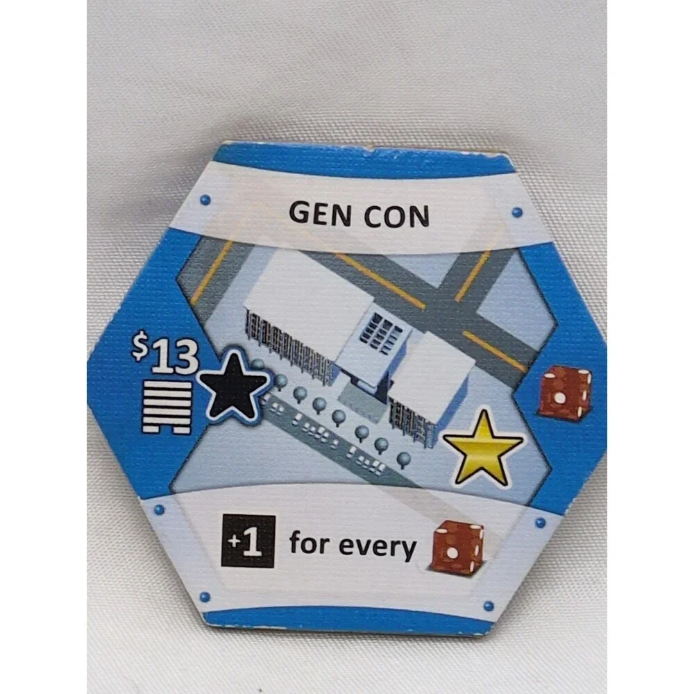Gen Con Suburbia Beizer Games Board Game Promo Tile